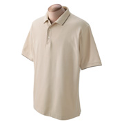 Devon & Jones Men's Tipped Pique Polo