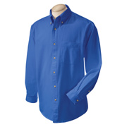 Devon & Jones Men's Long-Sleeve Titan Twill