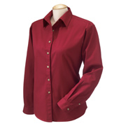 Devon & Jones Ladies' Long-Sleeve Titan Twill