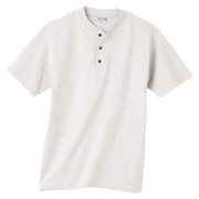 Anvil 7.1 oz. Henley - White
