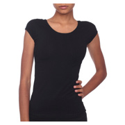 American Apparel Cotton Spandex Jersey Aerobic Top