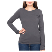 American Apparel Sheer Jersey Long Sleeve T