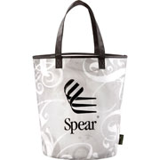 Laminated Non-Woven Basket Swirl Tote