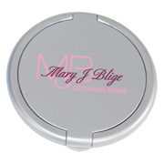 Round Plastic Single Mirror Compact