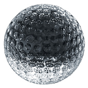 Crystal Golf Papereweight