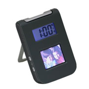 Digital Picture Viewer Travel Alarm CLock