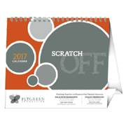 Scratch Off Desk Calendar