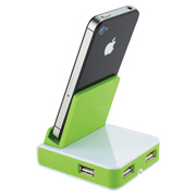 Rotate Mobile Phone Holder & USB Hub