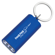 Rectangular Aluminum LED Light With Key Ring
