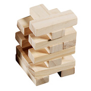 Tumbling Tower Wooden Block Game