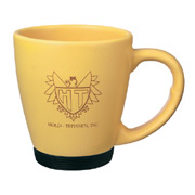 Black Soft Bottom Mug