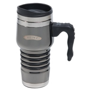 15 oz. Halo Black Chrome Travel Mug
