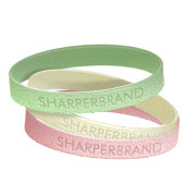 Silicone Rubber Wristband (Glitter - Adult)