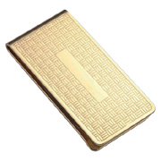 Gilt Plated Metal Money Clip