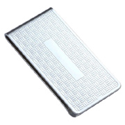 Chrome Plated Metal Money Clip
