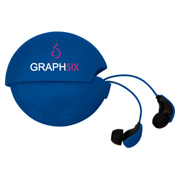 Glow-In-The-Dark Earbuds With Case