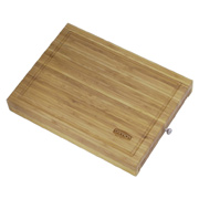 Bamboo Cutting Board With Knives