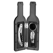 Grigio 4-Piece Wine Bottle Set