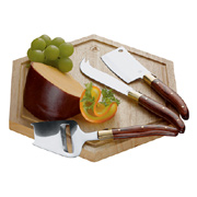 Laguiole Cheese Board With Knives