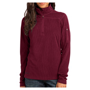 Eddie Bauer Ladies 1/4-Zip Grid Fleece Pullover