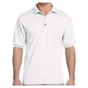 Gildan Adult 6 oz. 50/50 Jersey Polo - White