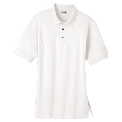Anvil Men's Stain Repel and Release Jersey Polo - White