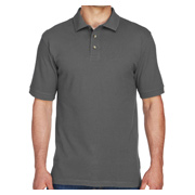 Harriton Men's 6 oz. Ringspun Cotton Pique Short-Sleeve Polo