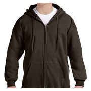 Hanes Adult 9.7 oz. Ultimate Cotton 90/10 Full-Zip Hooded Sweatshirt