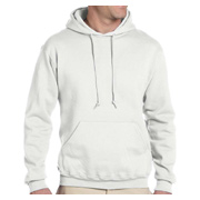 Jerzees 9.5 oz. 50/50 Super Sweats NuBlend Fleece Pullover Hood - White