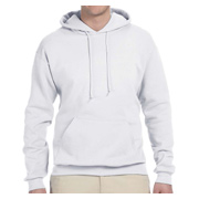 Jerzees Adult NuBlend Fleece Pullover Hooded Sweatshirt - White