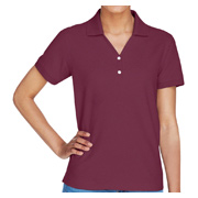 Devon & Jones Ladies' Pima Pique Y-Collar Polo