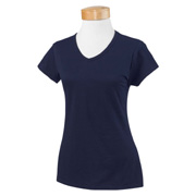 Gildan Ladies' 4.5 oz. SoftStyle Junior Fit V-Neck T-Shirt