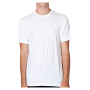 American Apparel Baby Rib Fitted Short Sleeve T-Shirt - White