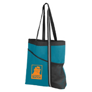 Dual Pocket Reflective Accent Tote