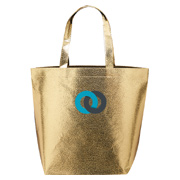 New Castle Non-Woven Metallic Tote Bag