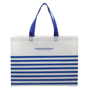 Seaside Striped Tote Bag