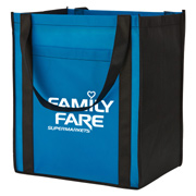 Large Non-Woven Grocery Tote With Pocket