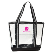 Diamond Clear TPU Zippered Tote