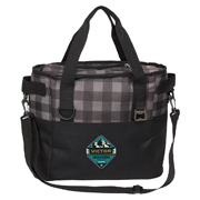 Plaid Insulated Cooler Bag