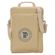 Vertical Recycled Messenger Bag