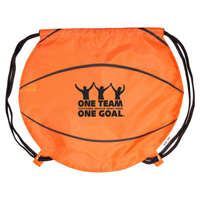 GameTime Basketball Drawstring Backpack