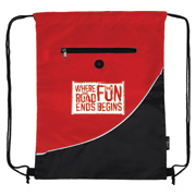 Eco-Friendly rPET Drawstring Bag With Mesh