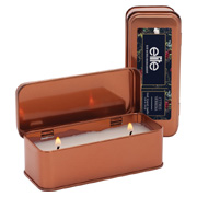 2.25 oz. Scented Copper Rectangular Candle