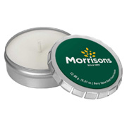 1.6 oz. Scented Candle in Large Silver Push Tin