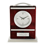 Wood and Aluminum Carriage Clock