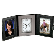 Travel Clock and Two Photo Frames