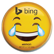 Laughing Emojy Tin With Lemon Mints