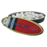 Stripe Surfboard Mint Tin