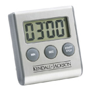 Brushed Stainless Steel Magnetic Digital Kitchen Timer