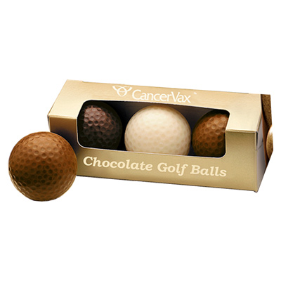 Chocolate Golf Balls in Custom Box